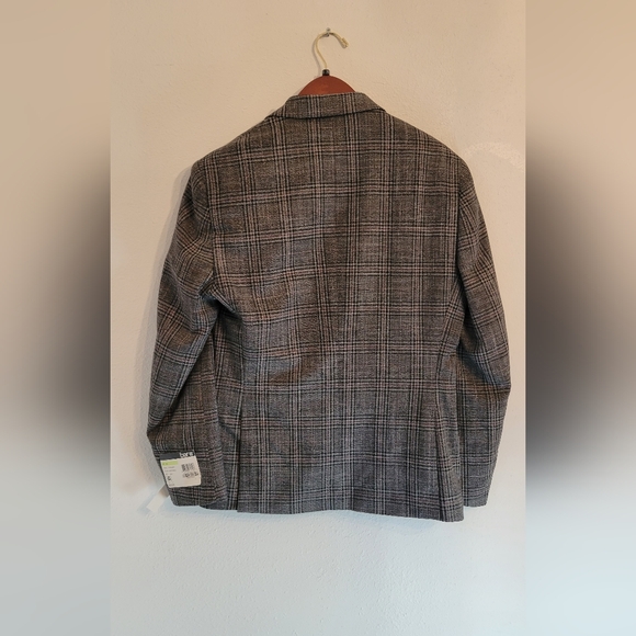 Bar III Men's Slim Fit Sports Coat | Size: 38S | Color: Brown/Gray - Picture 5 of 7
